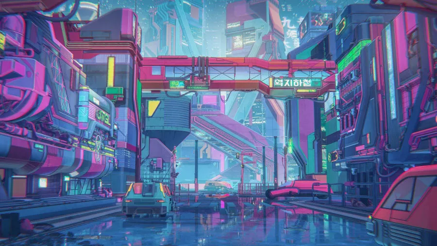 Cyberpunk City Wallpaper · 3840x2160 — 4K UHD Cyberpunk City wallpaper in 3840x2160