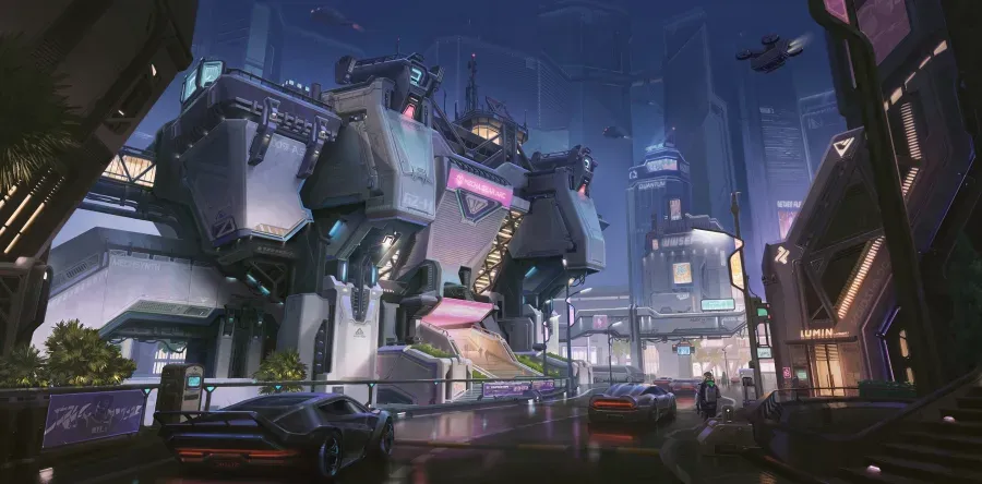 Cyberpunk City Wallpaper · 3840x1894 — HD Cyberpunk City wallpaper in 3840x1894